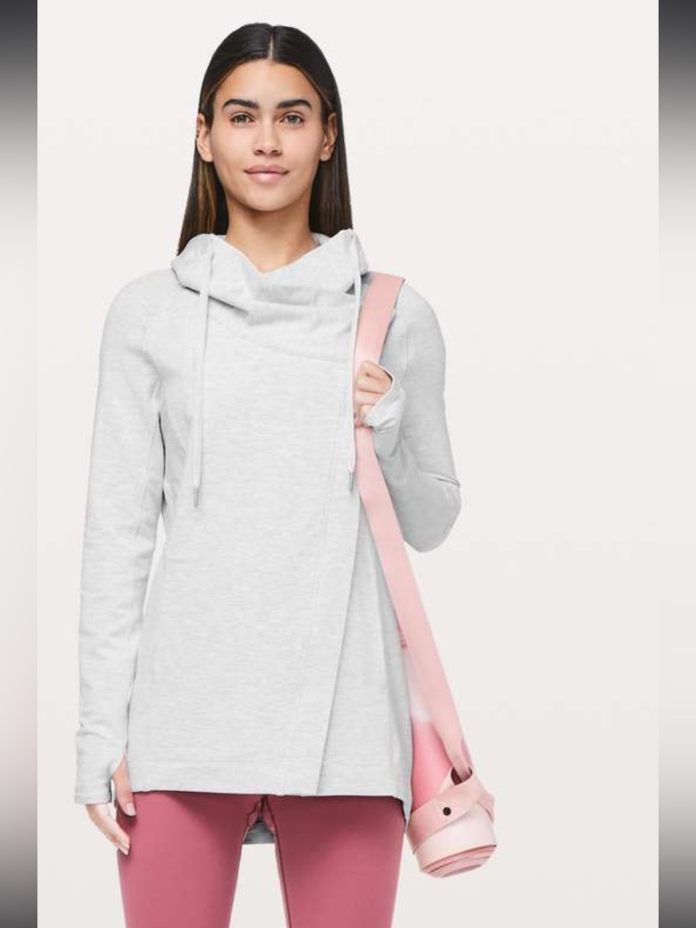 Size 12 Lululemon Coast Easy Wrap, greyp